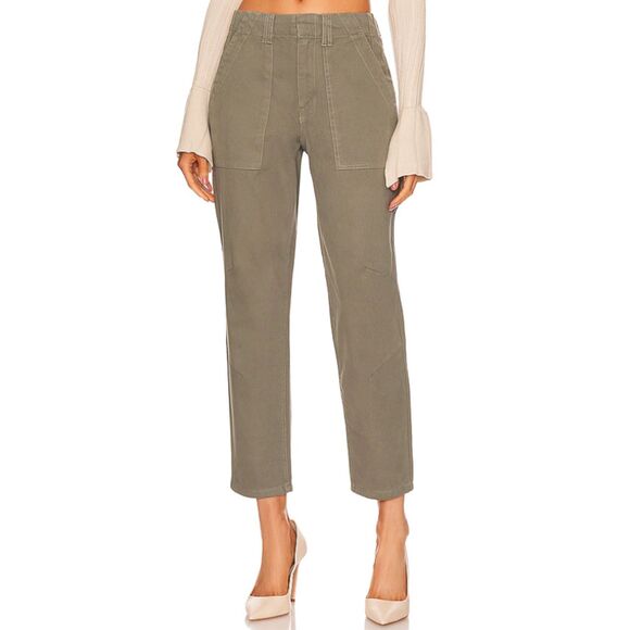 Pistola Women's Size 27 Green Pamela High Rise Straight Trouser Pants
